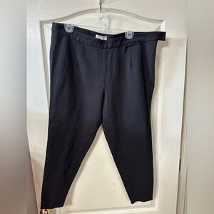 Isaac Mizrahi Women's Black Crop Pants